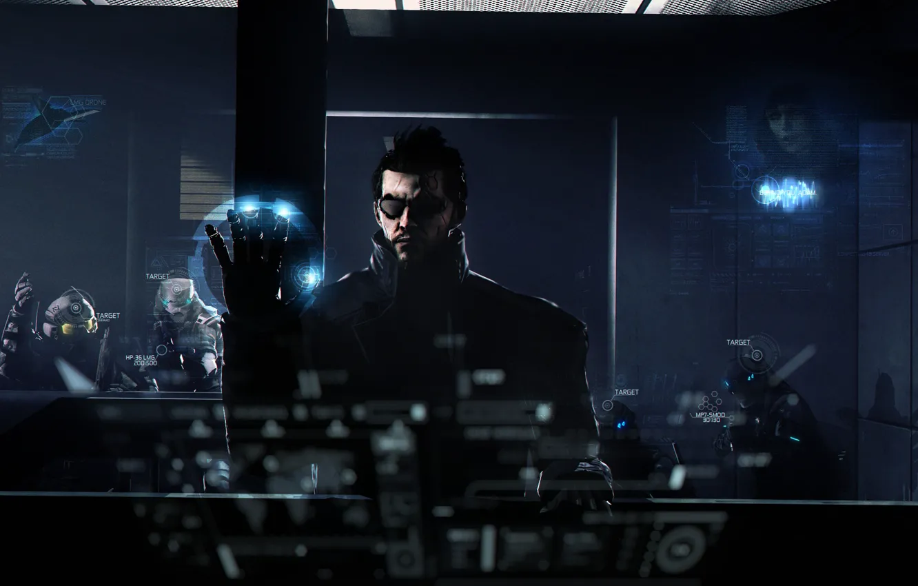 Фото обои киберпанк, Deus Ex, Human Revolution, Eidos Interactive