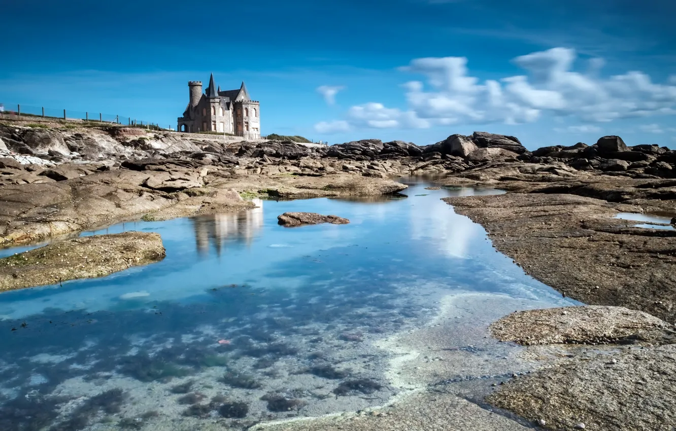 Фото обои Bretagne, Frankreich, Castel Turpault