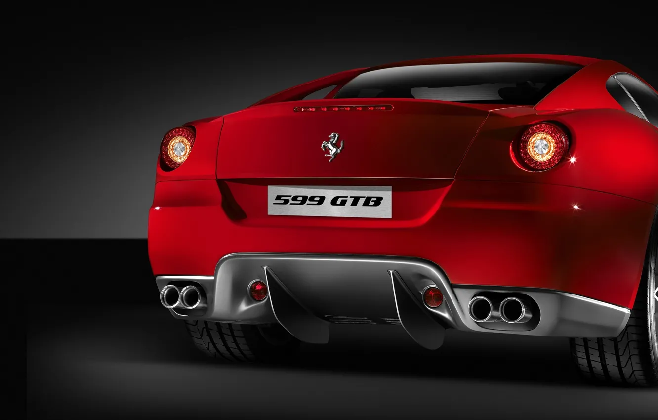 Фото обои Ferrari 599 GTB Fiorano, Luxury, Exhaust