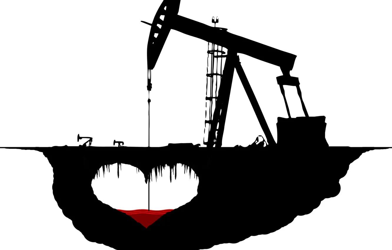 Рисунок добычи нефти