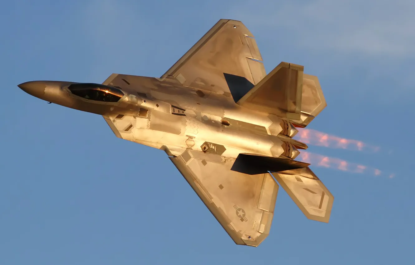 Фото обои California, F-22 Raptor, United States Air Force, Chino, Planes of Fame