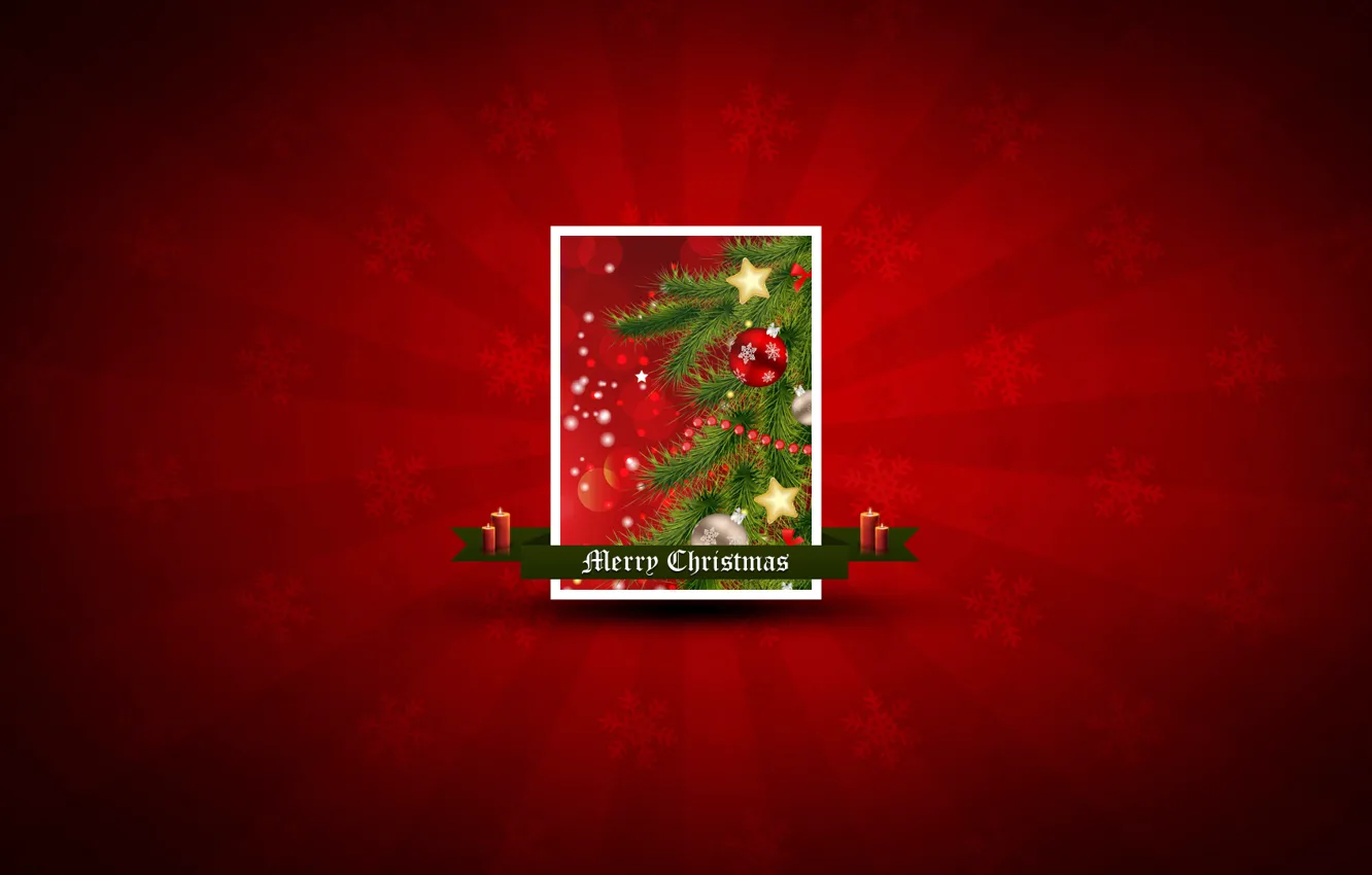 Фото обои Christmas, Holiday, Three