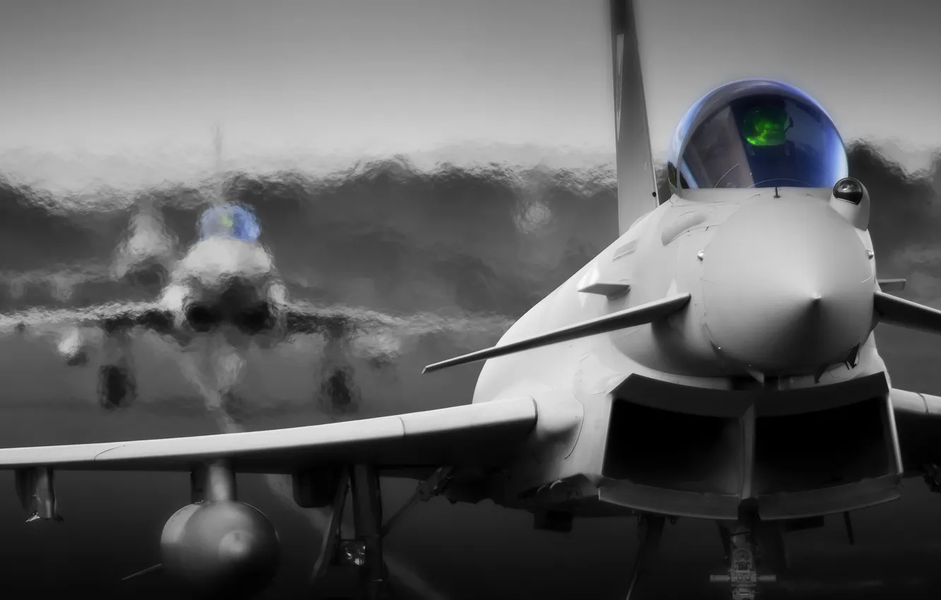 Фото обои Eurofighter Typhoon, Military Aircraft, Military Aviation