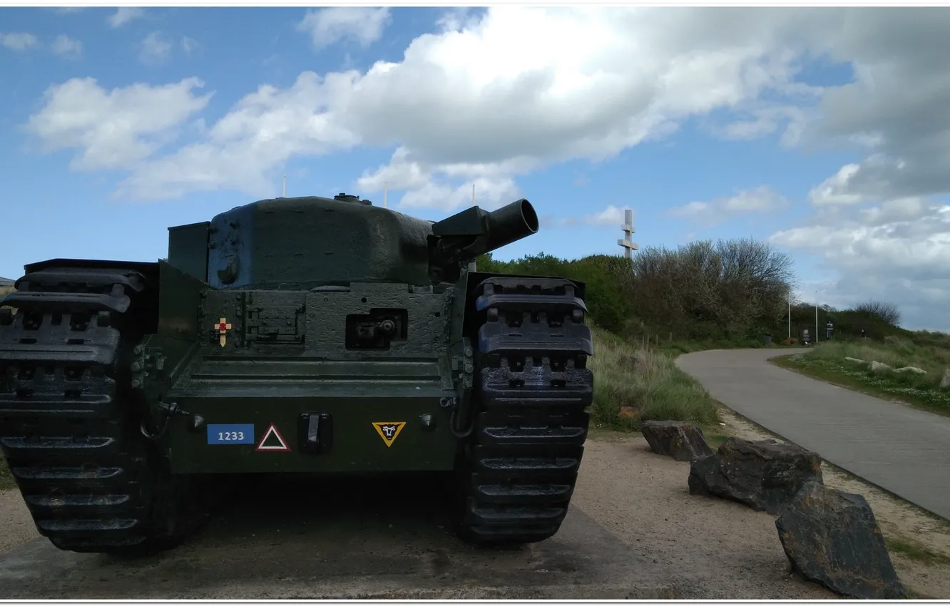 Фото обои france, normandie, ww2. war, ww2 tank, churchill