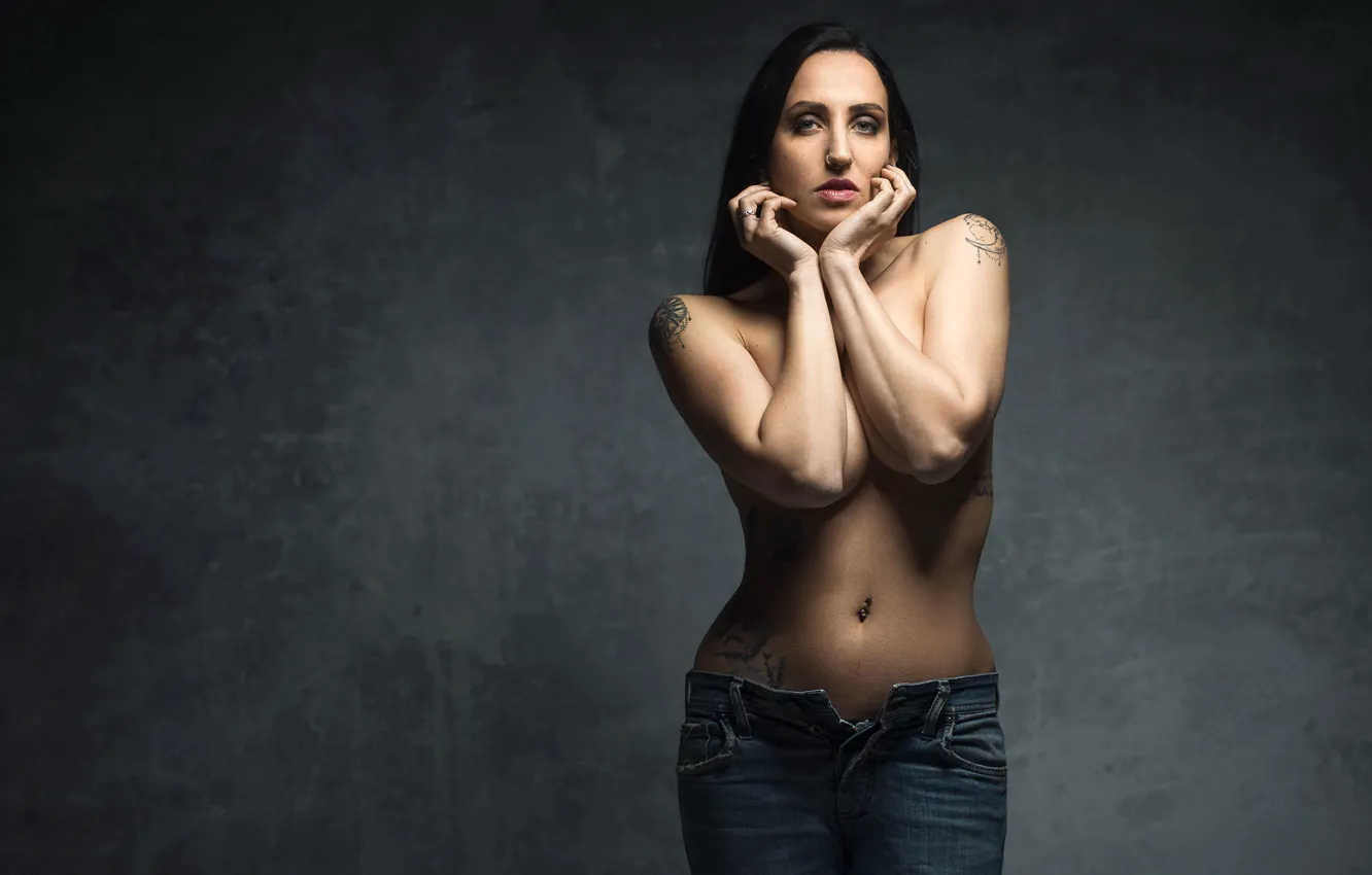 Фото обои девушка, фон, Giulia
