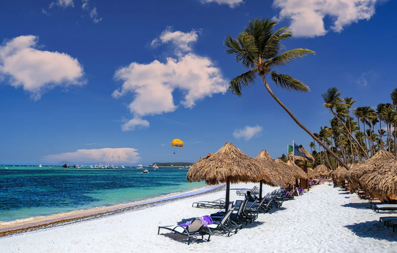 Фото обои пляж, природа, тропики