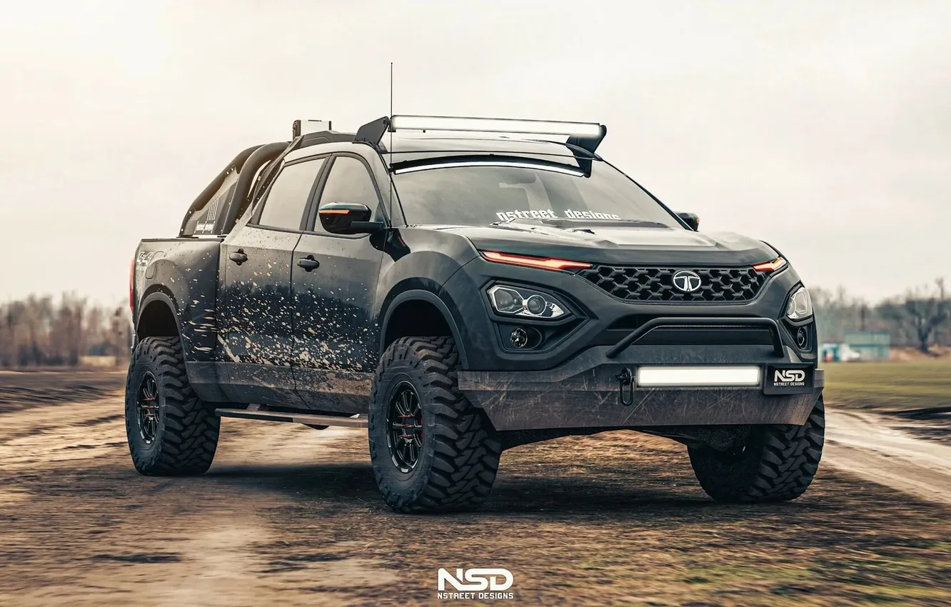 Фото обои car, pickup truck, Xenon, TATA, TATA Xenon