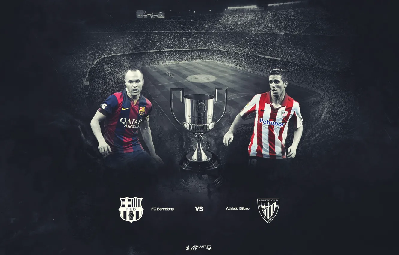Фото обои Барселона, FC Barcelona, Финал, Копа Дель Рей, Атлетик Бильбао, Copa Del Rey
