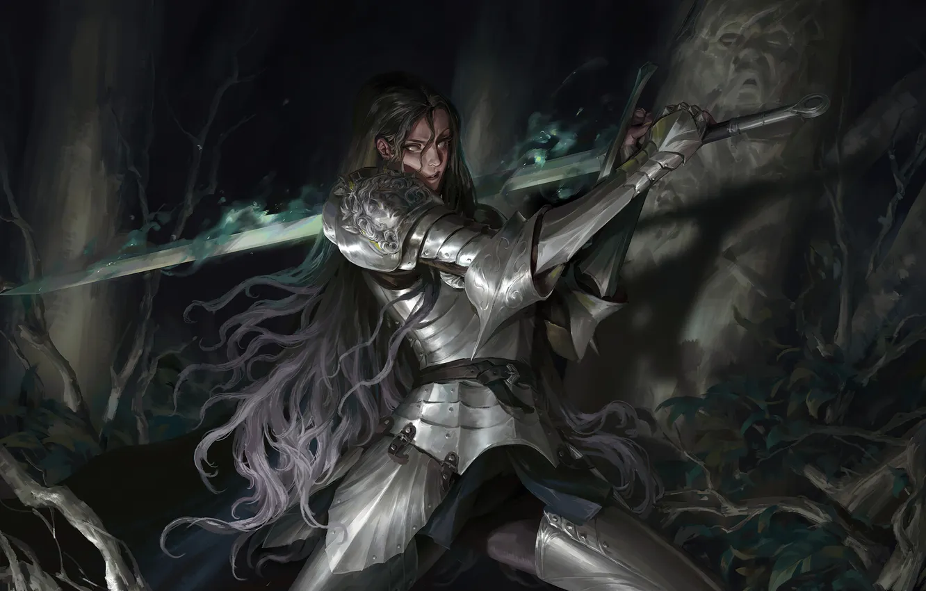 Фото обои Fantasy, Concept Art, Character Design, Oblivion II, king‘s black hands, Haiyang