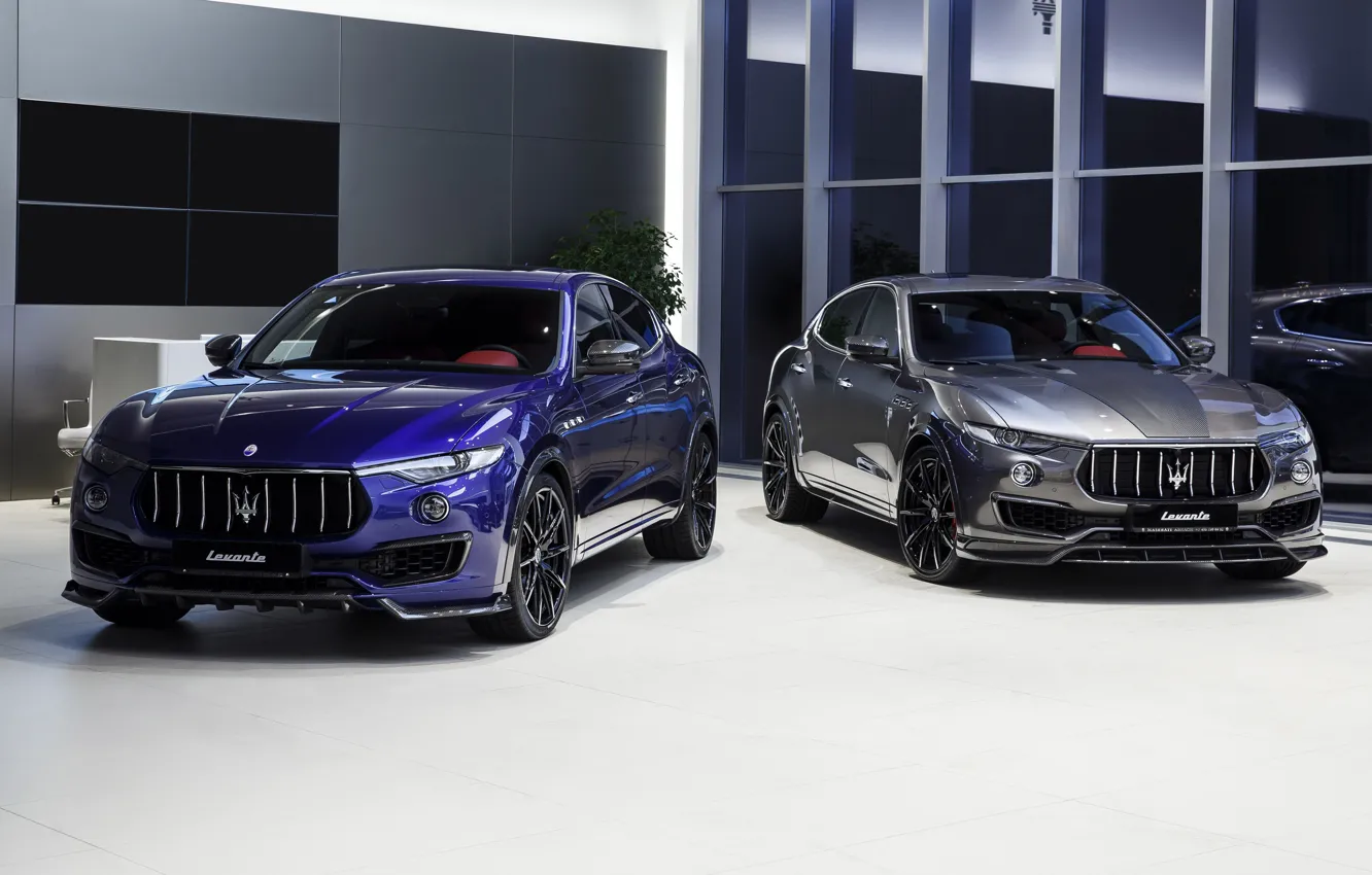 Фото обои Maserati, пара, кроссовер, Larte Design, 2017, Levante