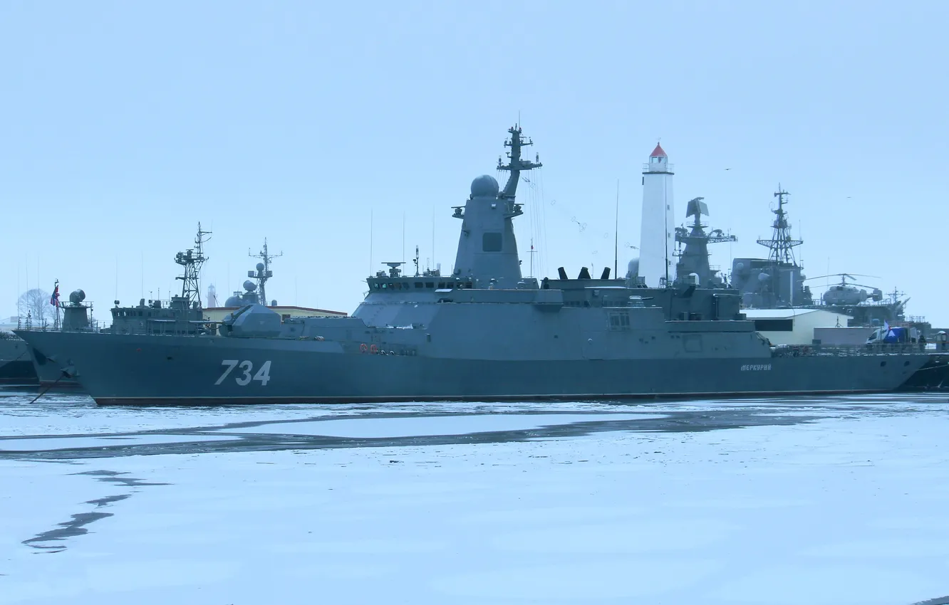 Фото обои Меркурий, корвет, зима 2025