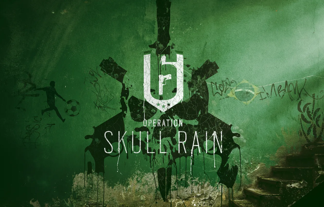 Фото обои Ubisoft, Game, Tom Clancy's Rainbow Six: Siege, Skull Rain