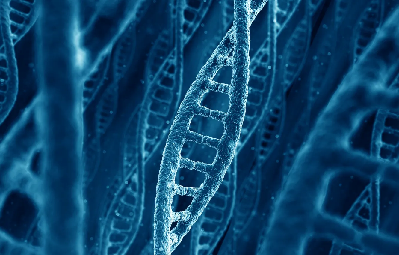Фото обои природа, ДНК, цепочка, молекула