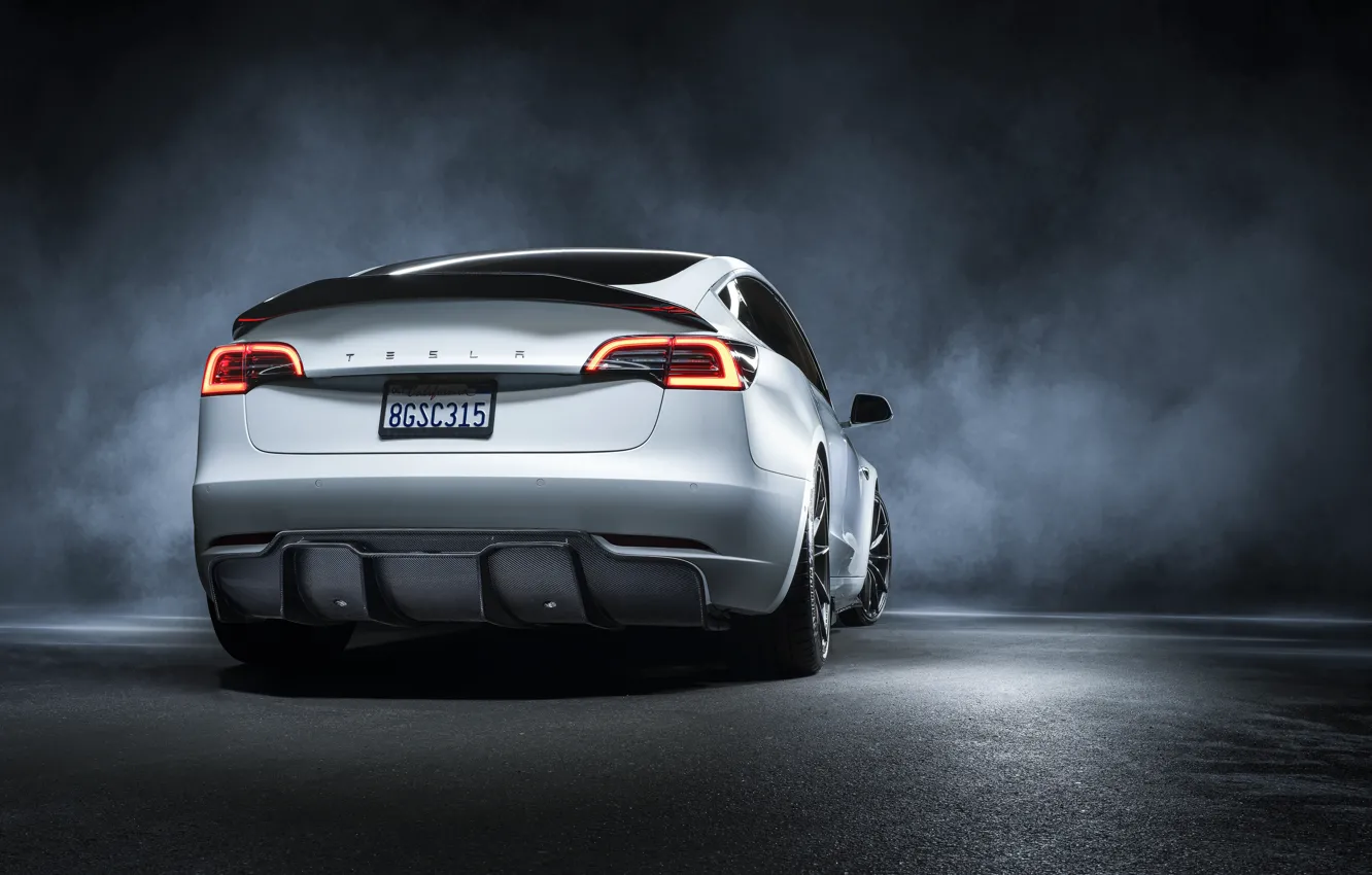 Фото обои Vorsteiner, Tesla, Model 3, 2019, Volta