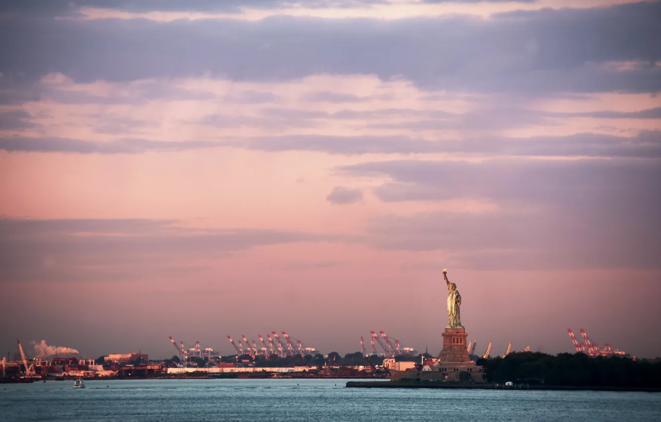 Фото обои United States, New York, Fulton Ferry