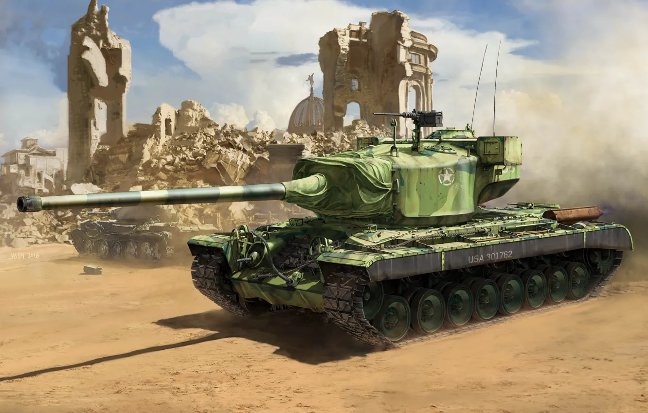 Фото обои США, тяжелый танк, T29, Т29E3