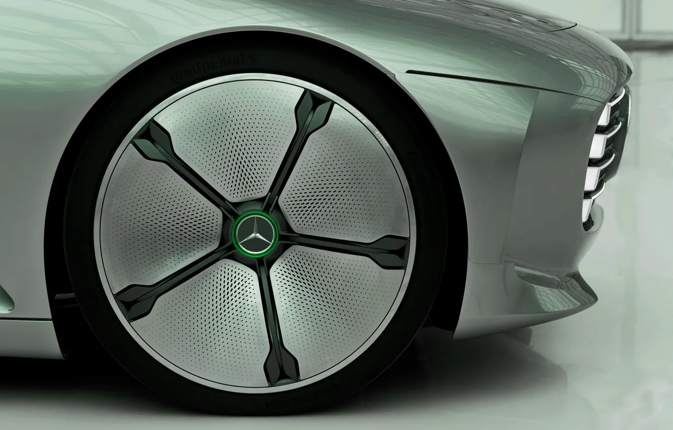 Фото обои Mercedes-Benz, колесо, 2015, Intelligent Aerodynamic Automobile, Concept IAA