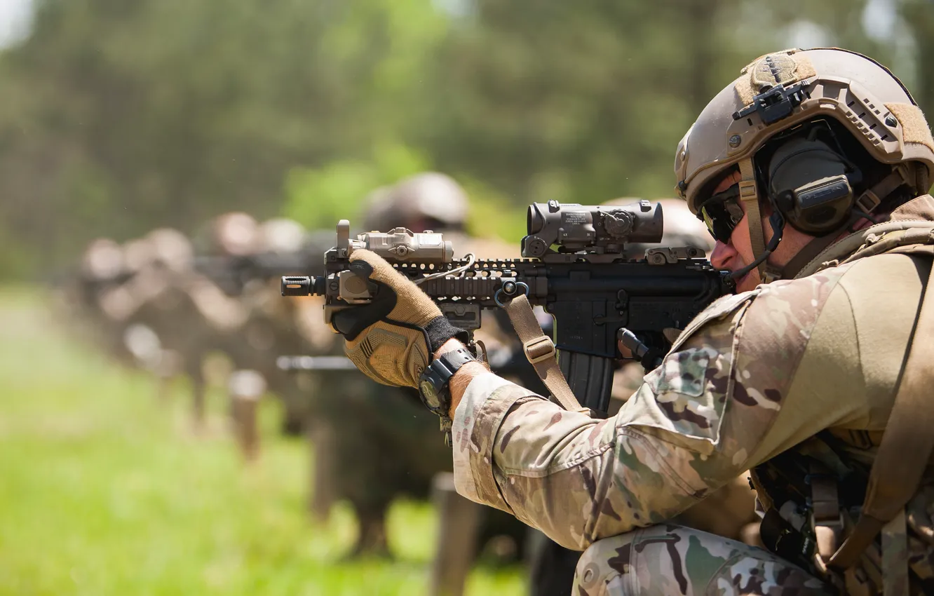Фото обои оружие, солдаты, United States Special Forces