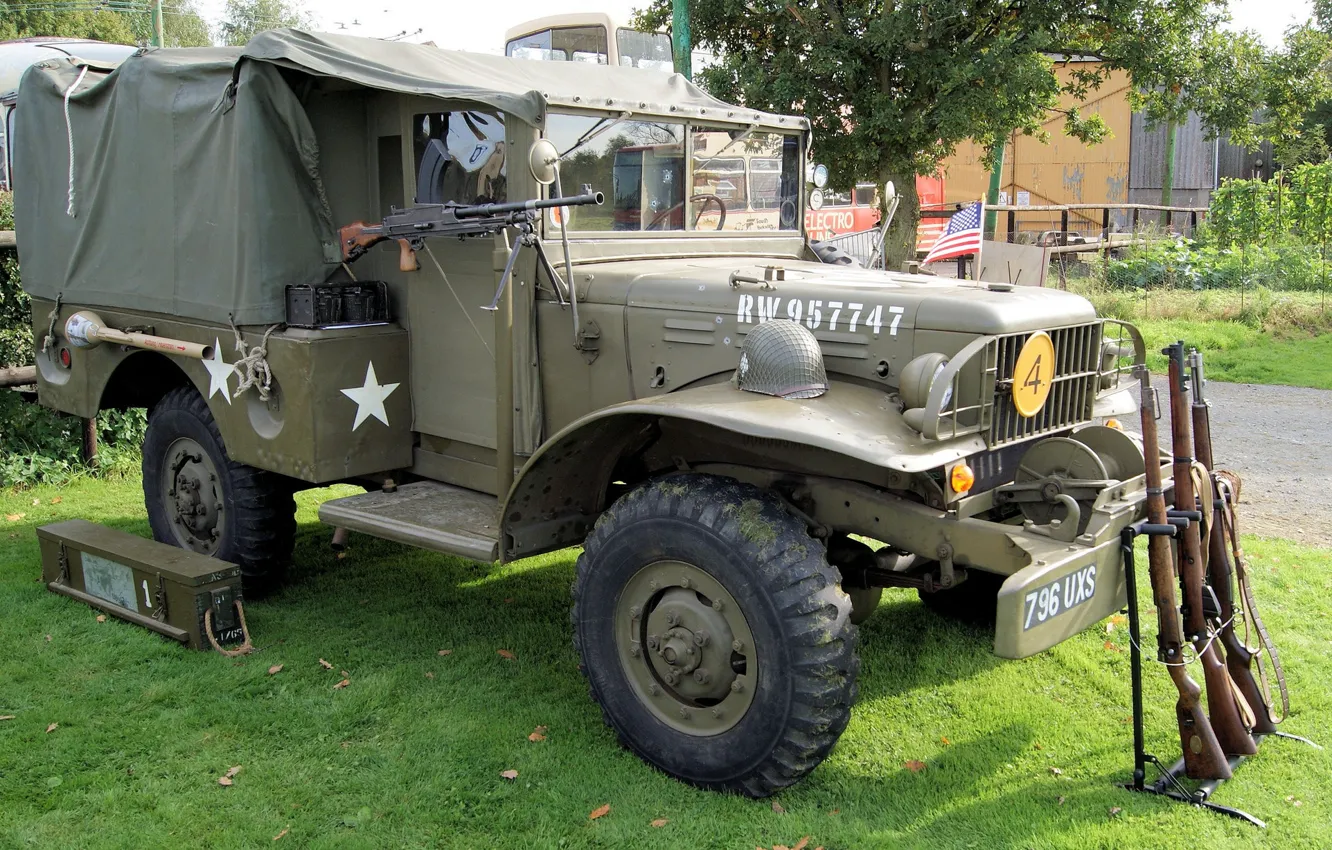 Фото обои войны, автомобиль, армейский, 1943, повышенной, проходимости, второй, мировой