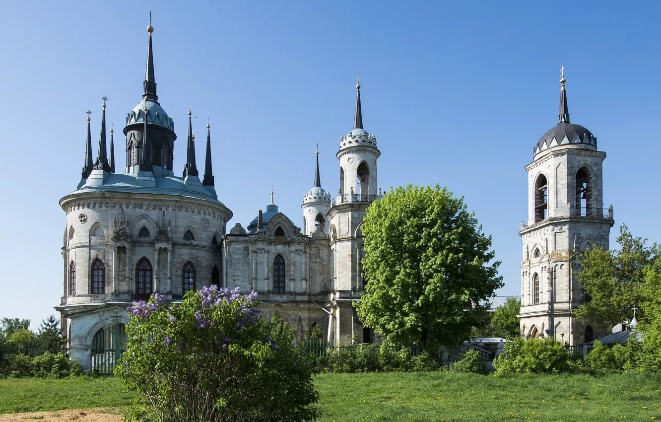 Фото обои храм, Россия, Московская область, Быково, Владимирская церковь