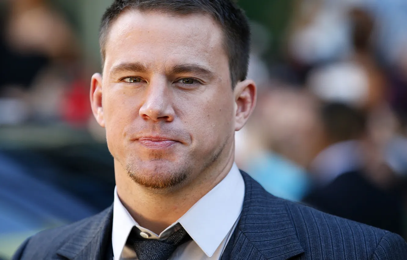Фото обои взгляд, фото, портрет, костюм, актёр, Channing Tatum, Ченнинг Татум