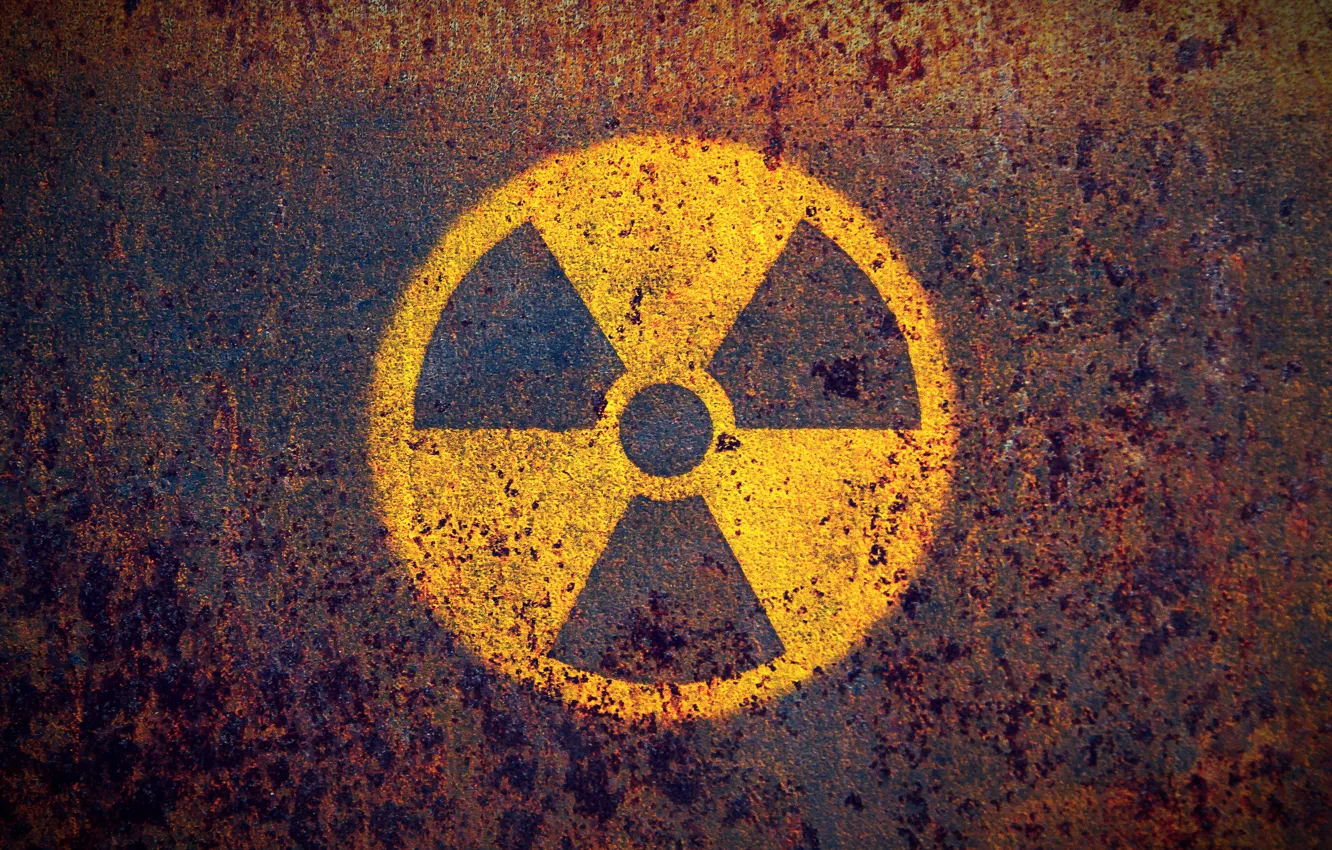 Фото обои symbol, nuclear, rust