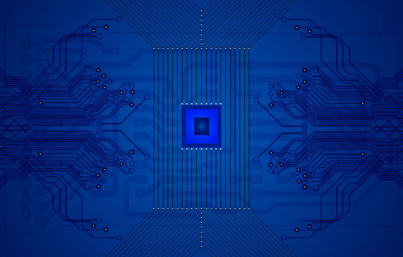 Фото обои микросхема, чип, circuit