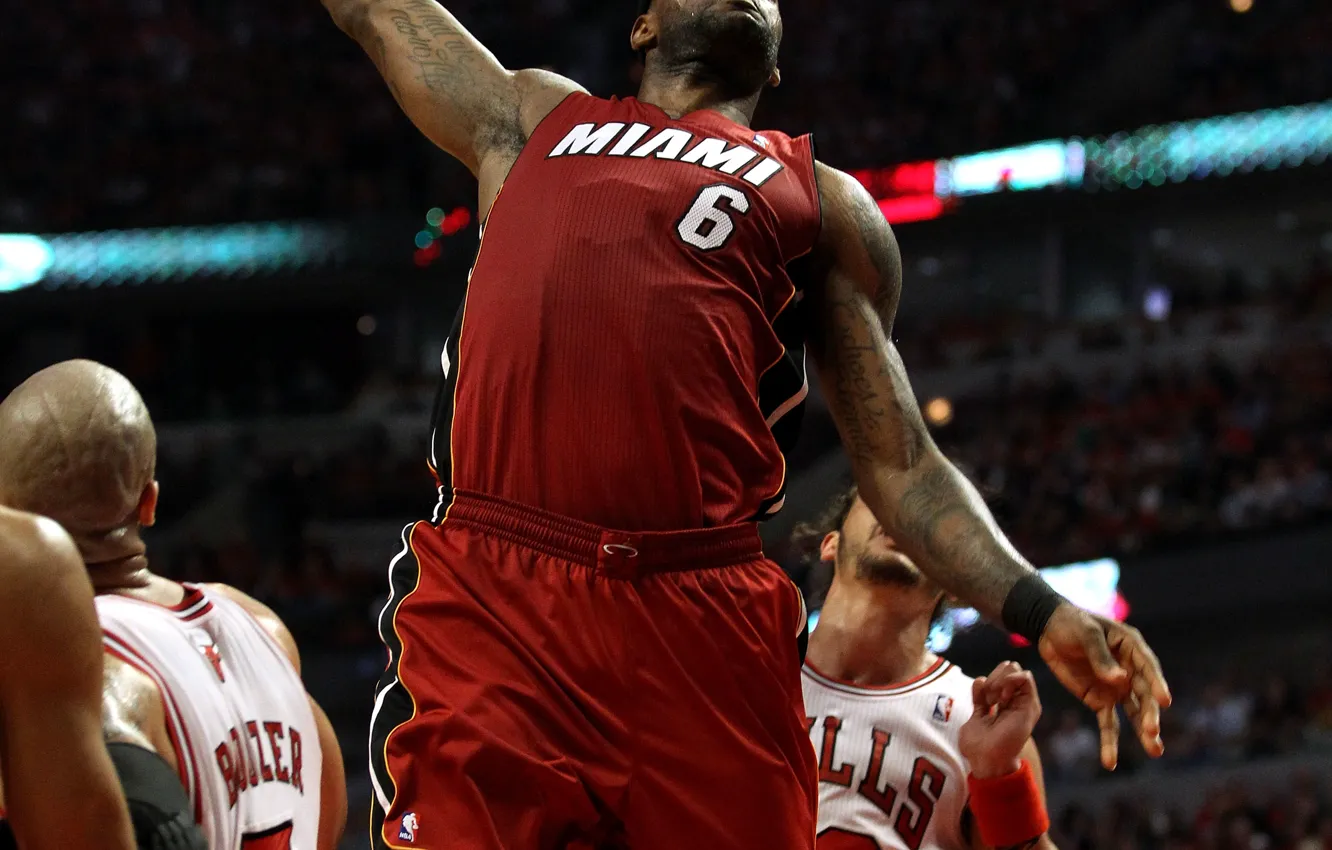 Фото обои James, NBA, MVP, Miami Heat, LBJ