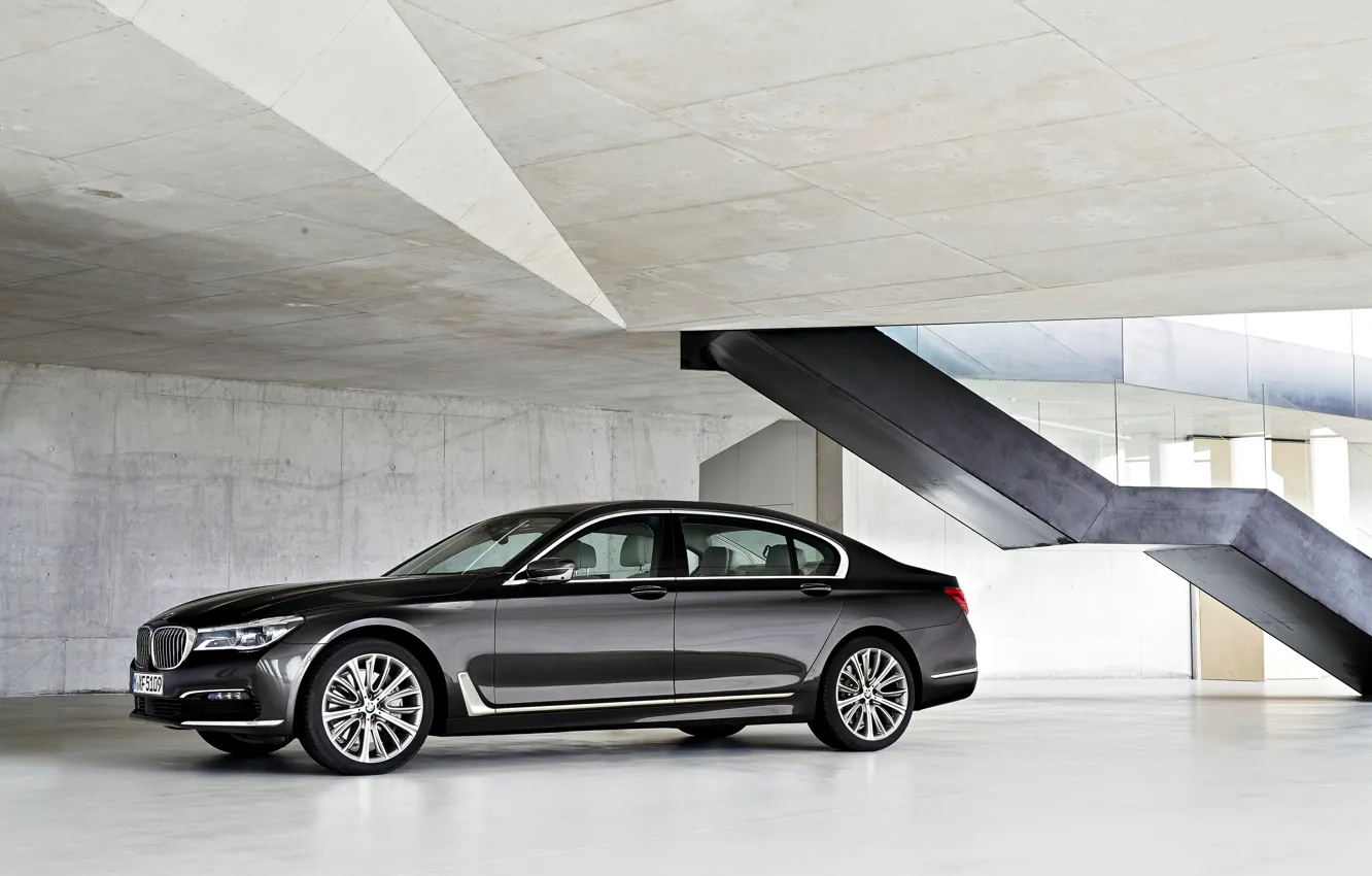 Фото обои бмв, BMW, 750Li, xDrive, 2015, G12