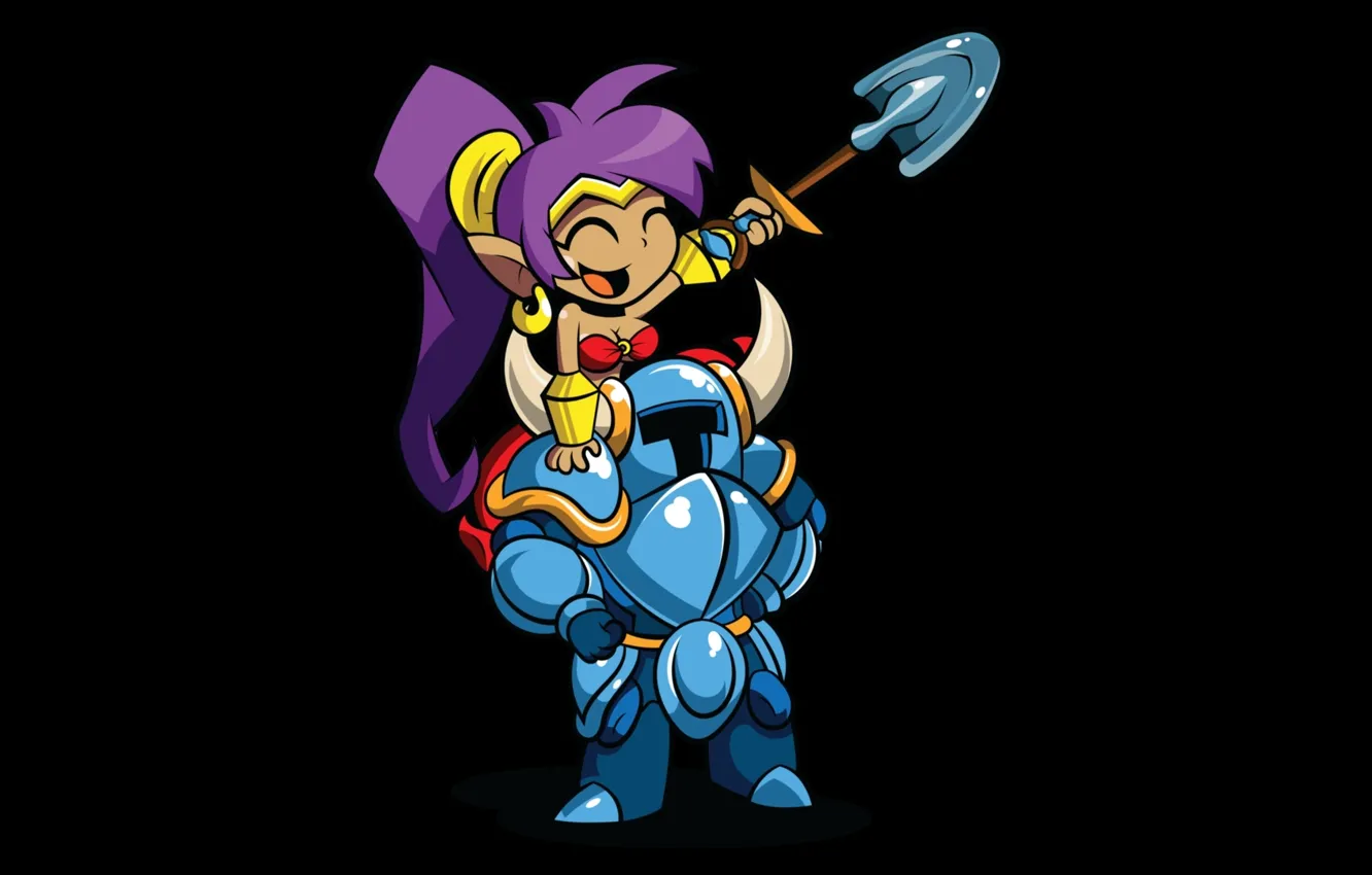 Фото обои fun, shantae, shovel knight