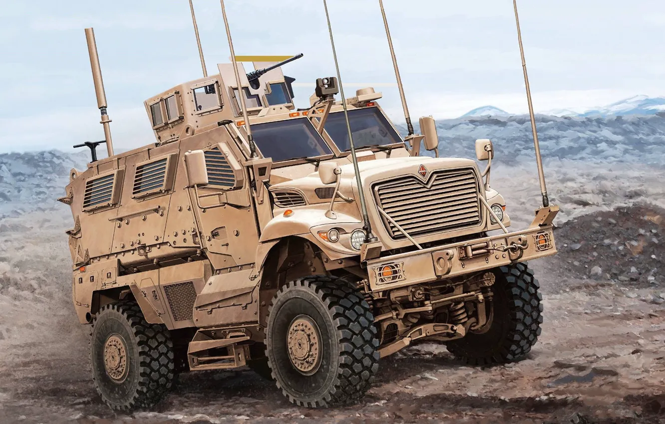 Фото обои США, бронеавтомобиль, US Army, бронетранспортёр, International MaxxPro, M1235A1 MaxxPro Dash DXM