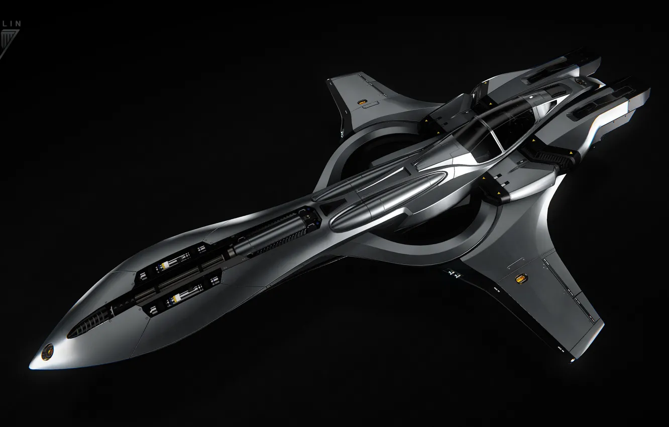 Фото обои Star Citizen, space ship, Merlin