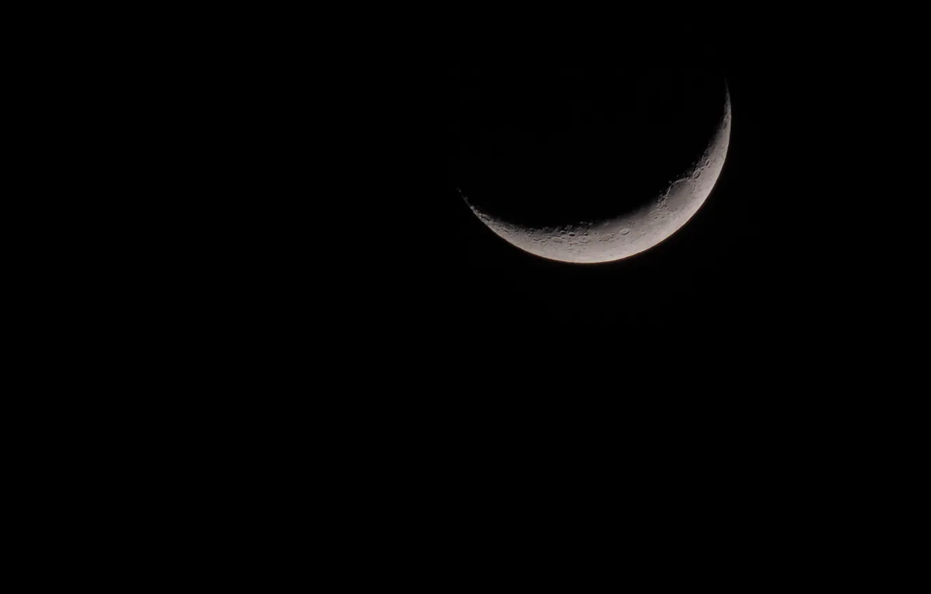 Фото обои ночь, луна, на фотик