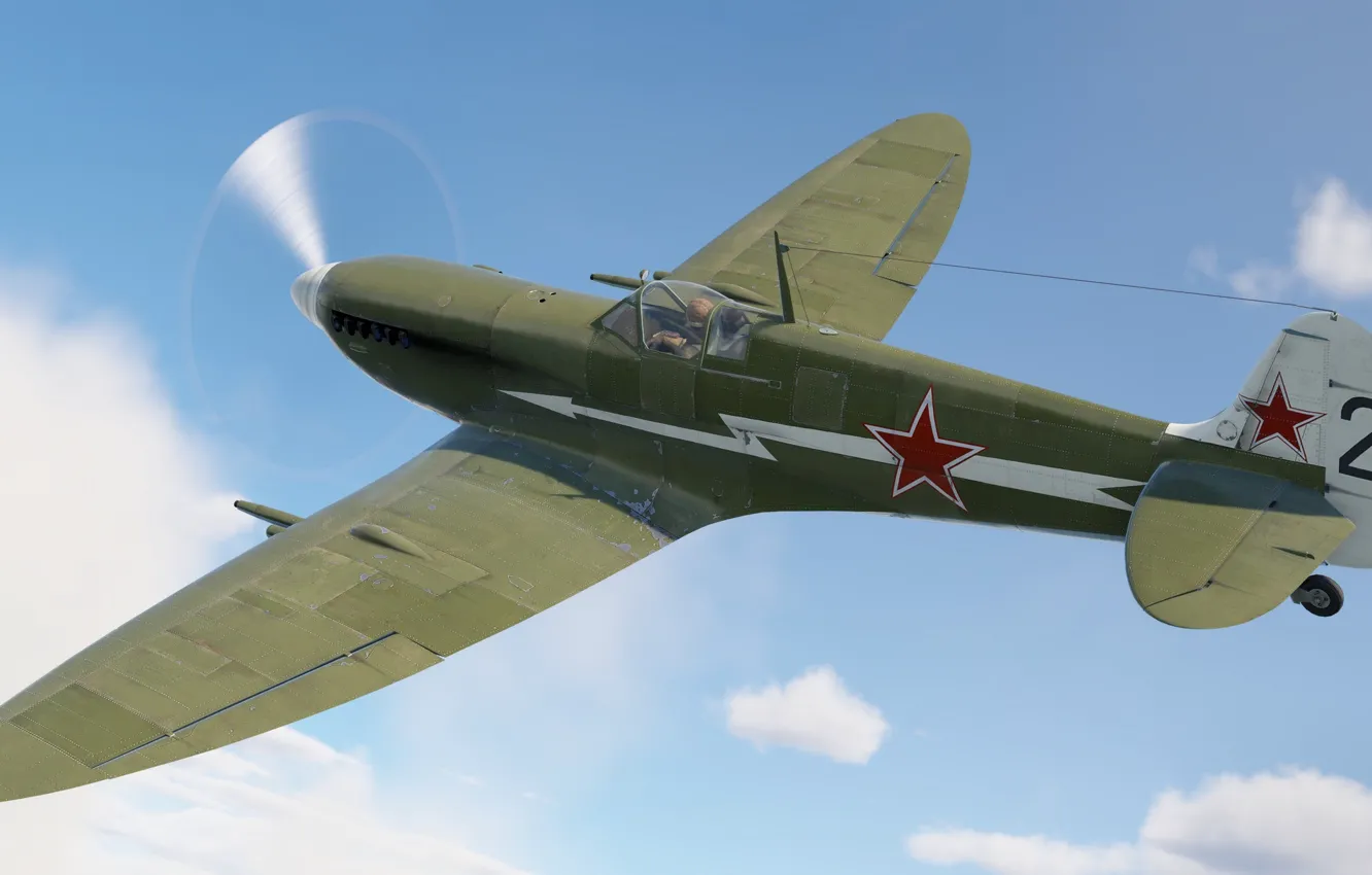 Фото обои Британия, Spitfire Mk.IXc, Фронтовой истребитель, Reginald Joseph Mitchell