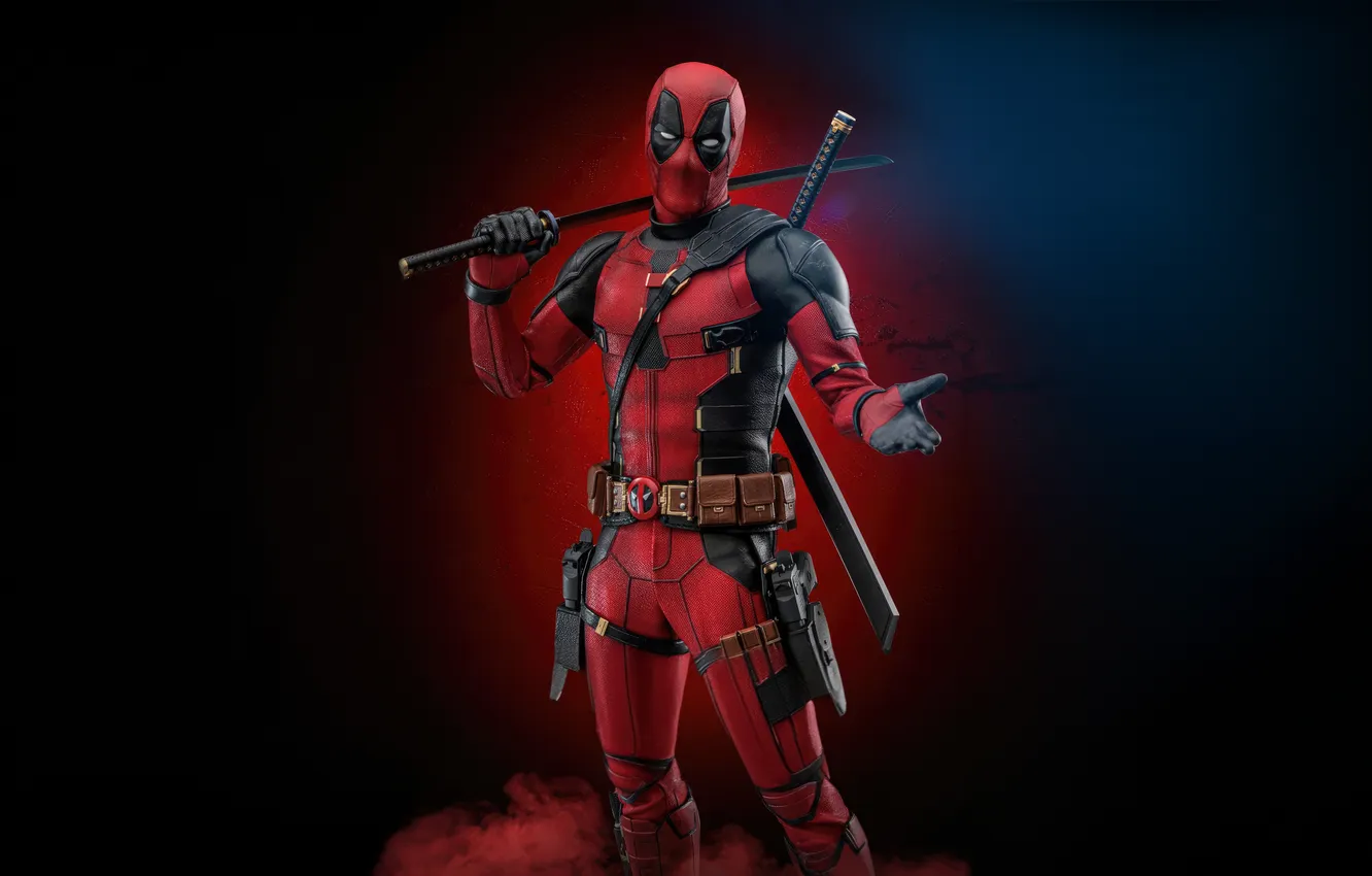 Фото обои deadpool, ninja, undying