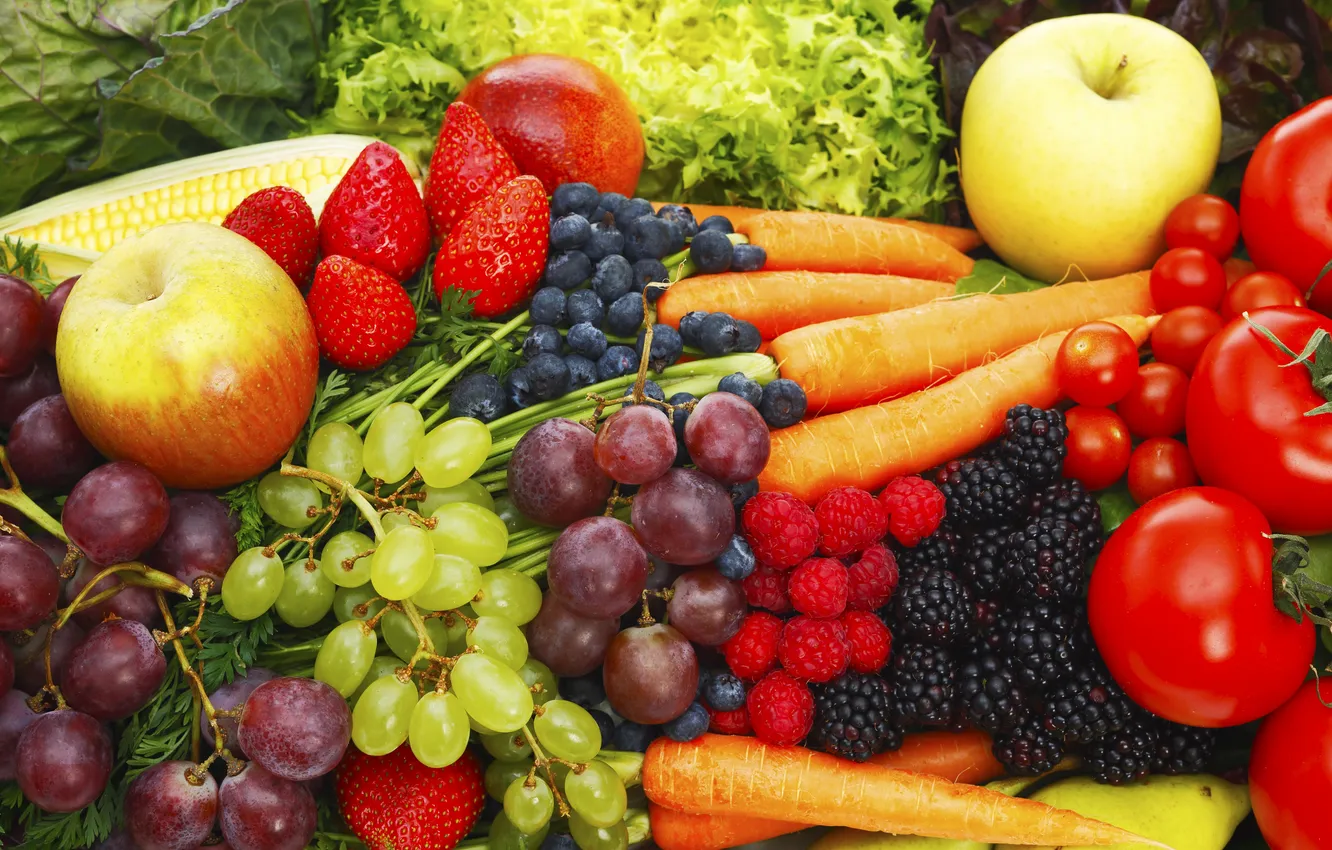 Фото обои food, fruits, vegetables