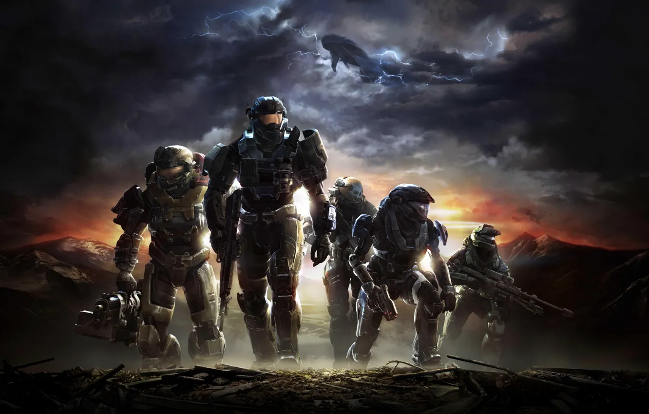 Фото обои Halo Reach, Хало, Bungie, Reach