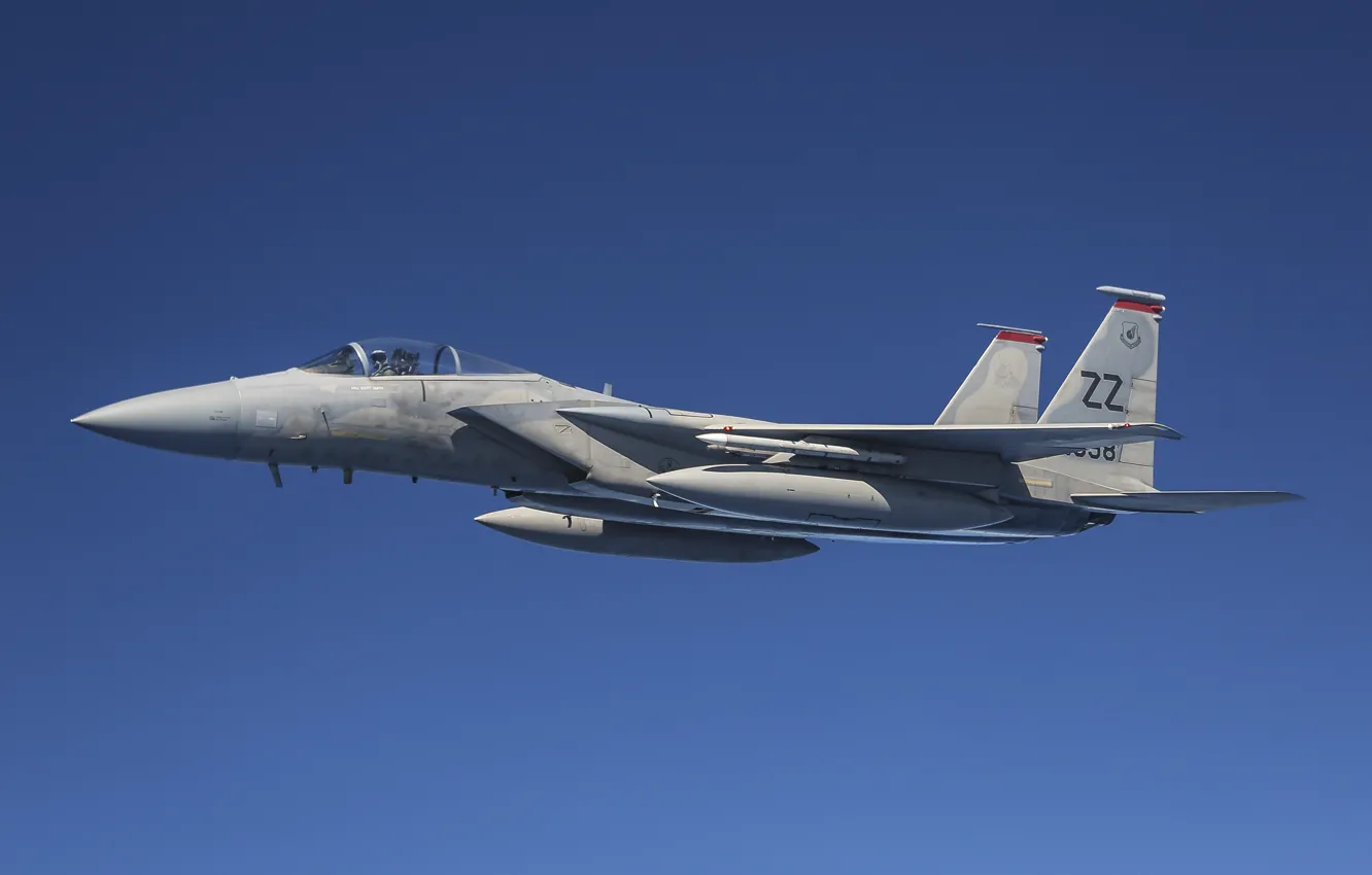 Фото обои полет, истребитель, F-18C, McDonnell Douglas