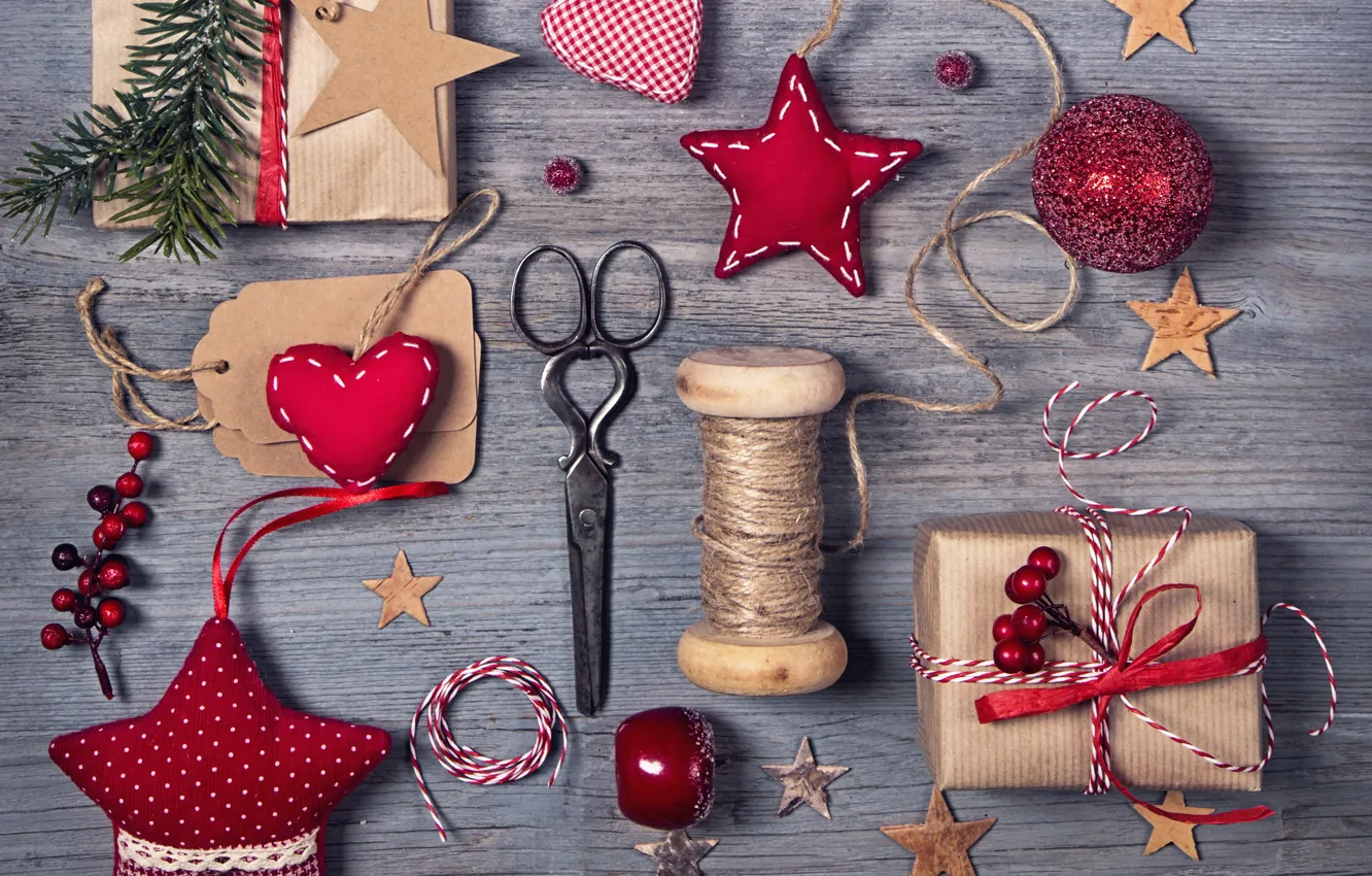 Фото обои украшения, Новый Год, Рождество, Christmas, vintage, wood, Xmas, decoration