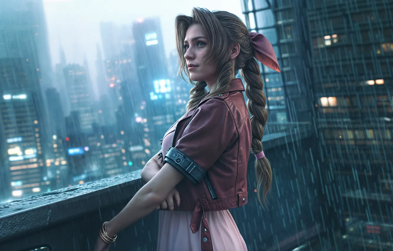 Фото обои games, aerith, gainsborough