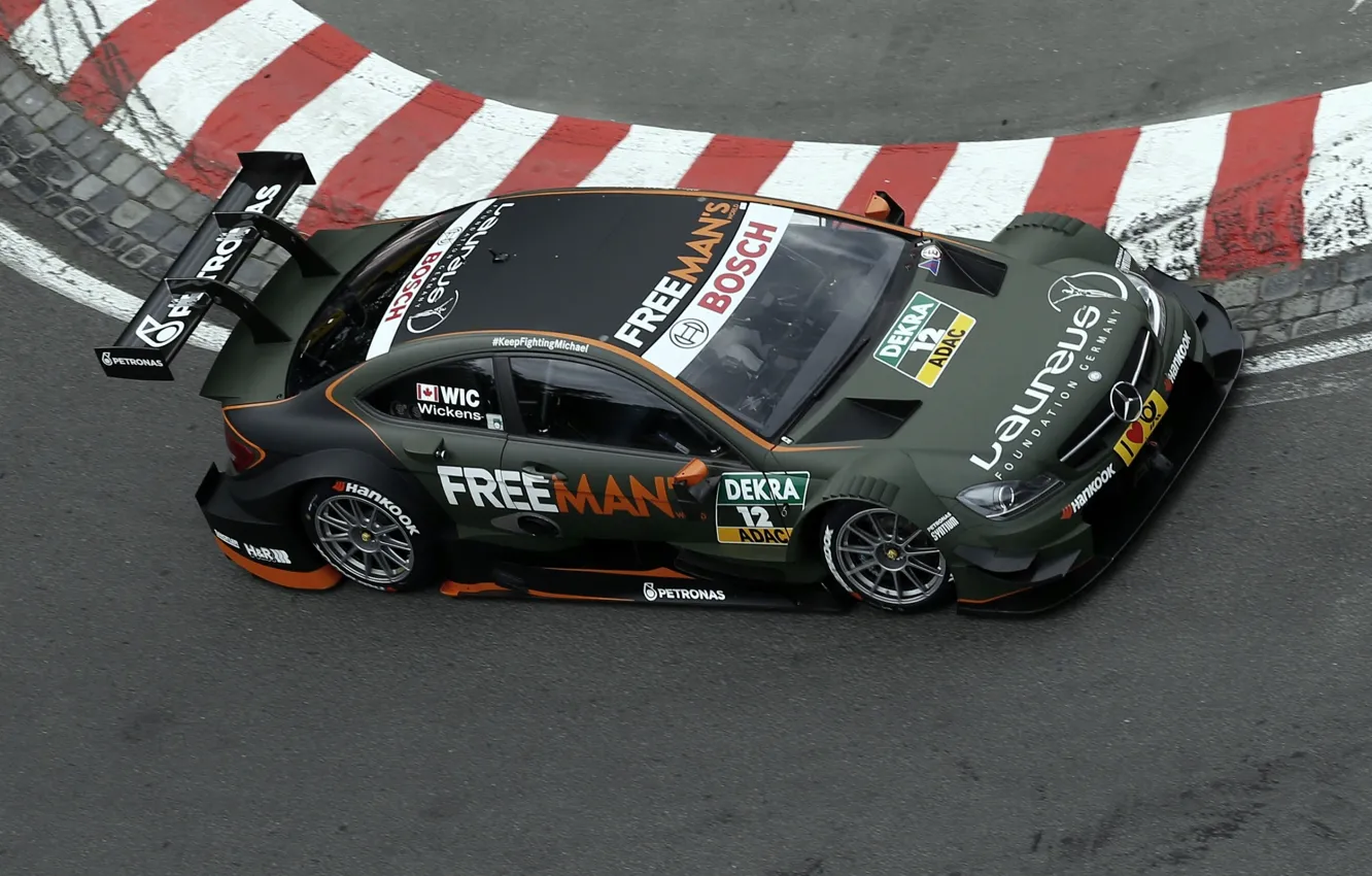 Фото обои Mercedes-Benz, AMG, DTM, Robert Wickens, C-Class Coupe