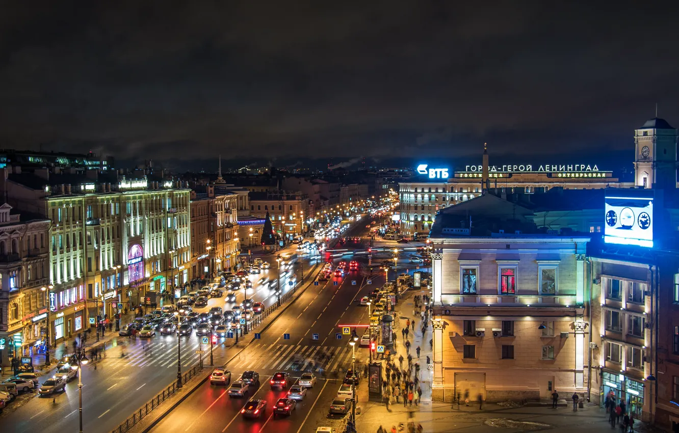 Фото обои город, улица, вид, Питер, Санкт-Петербург, Россия, архитектура, мегаполис