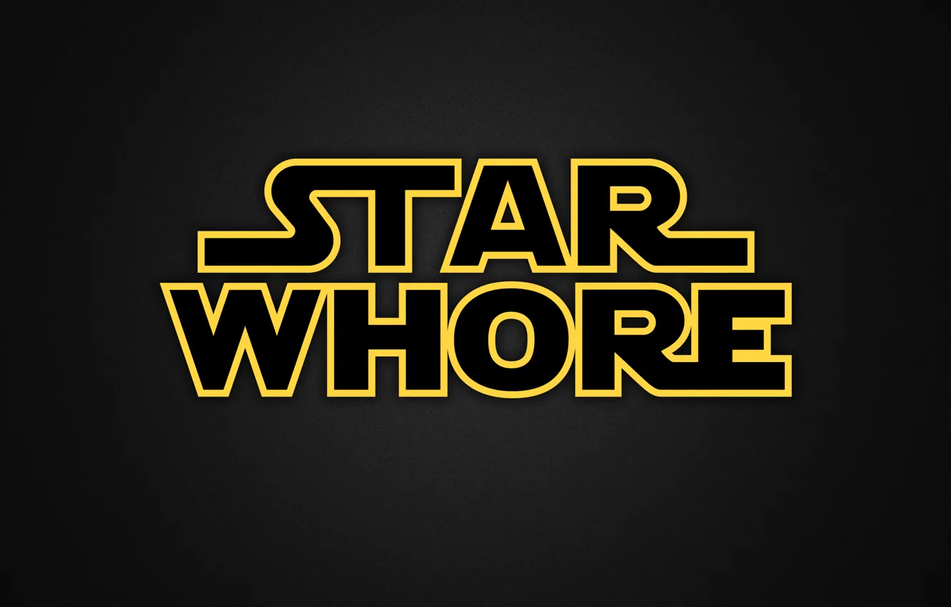 Фото обои черный, минимализм, star wars, logo, звёздные войны, whore