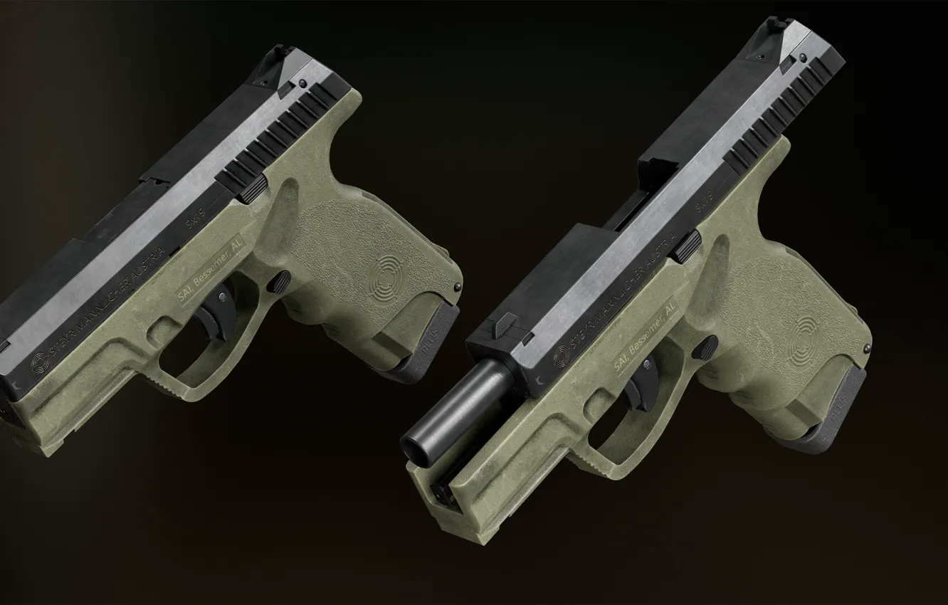 Фото обои Австрия, Самозарядный пистолет, Steyr M9-A1