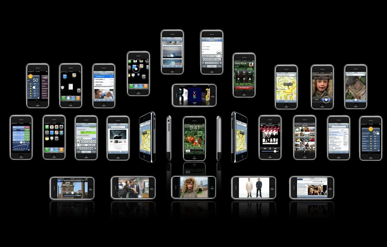 Фото обои iphone, бренд, телефоны, айфоны, телефончики, мобильники, мобилки