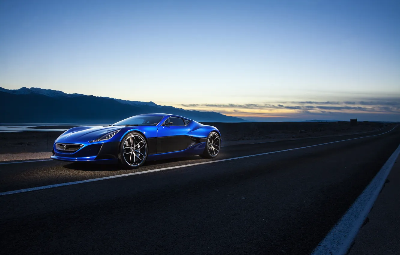 Фото обои Concept One, Rimac, 2014, электрокар, римак