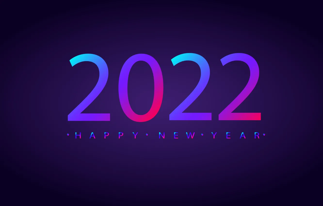 Фото обои праздник, неон, Новый Год, цифры, Happy New Year, с новым годом, Merry Christmas, 2022