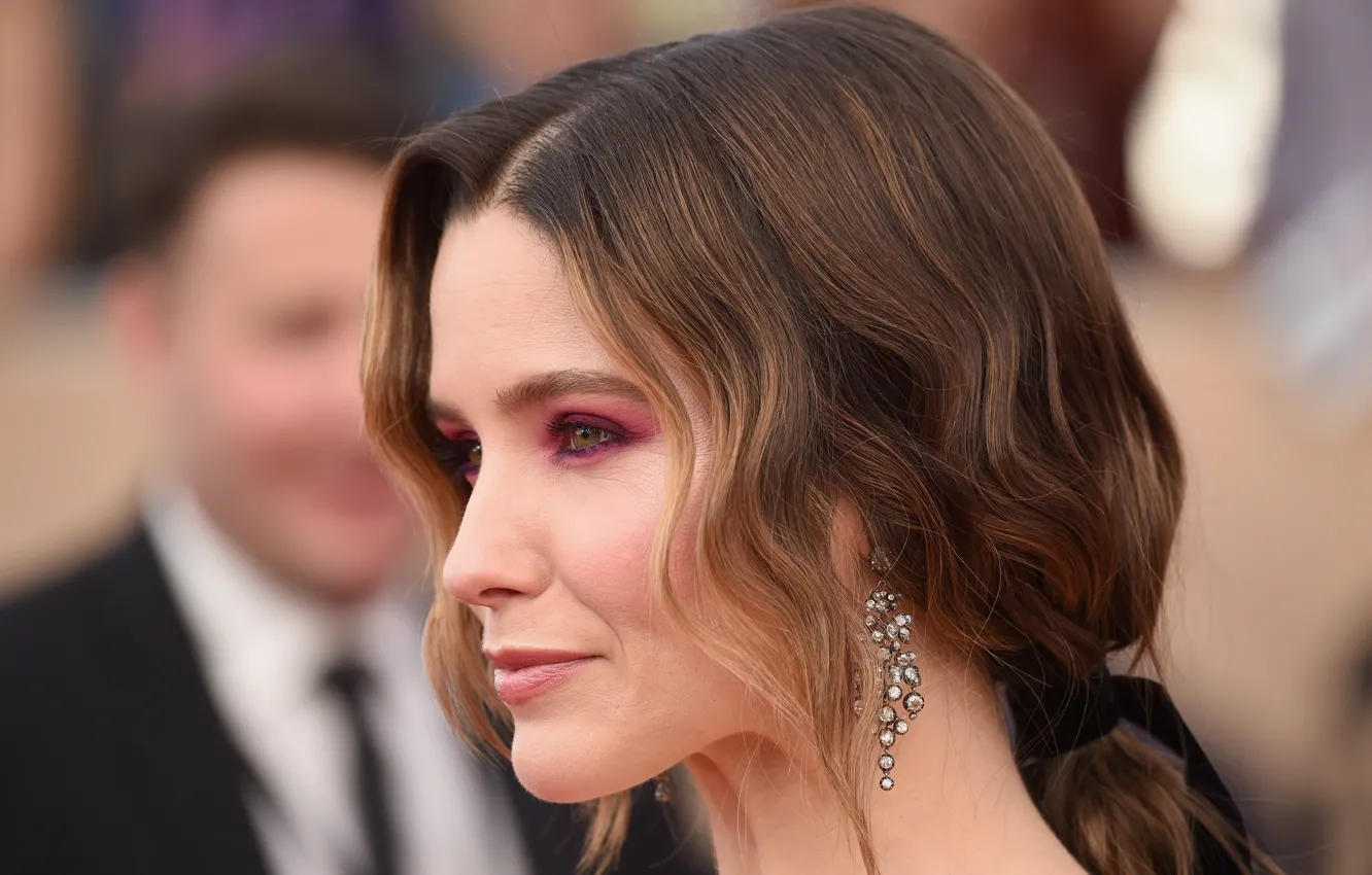 Обои взгляд, портрет, макияж, актриса, профиль, Sophia Bush, фотосессия 