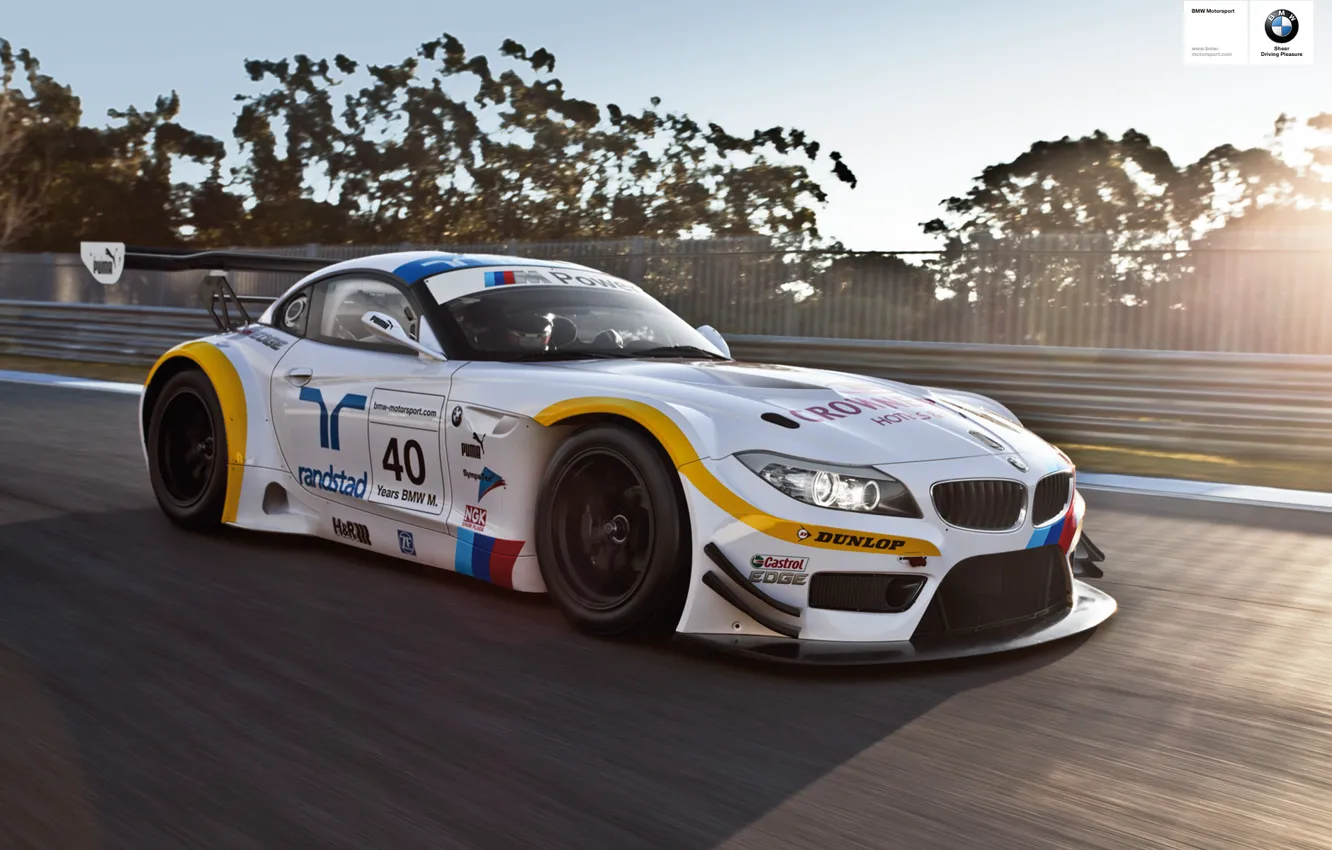 Фото обои BMW, ALMS, racecar, 2013, endurance, Z4 GTE