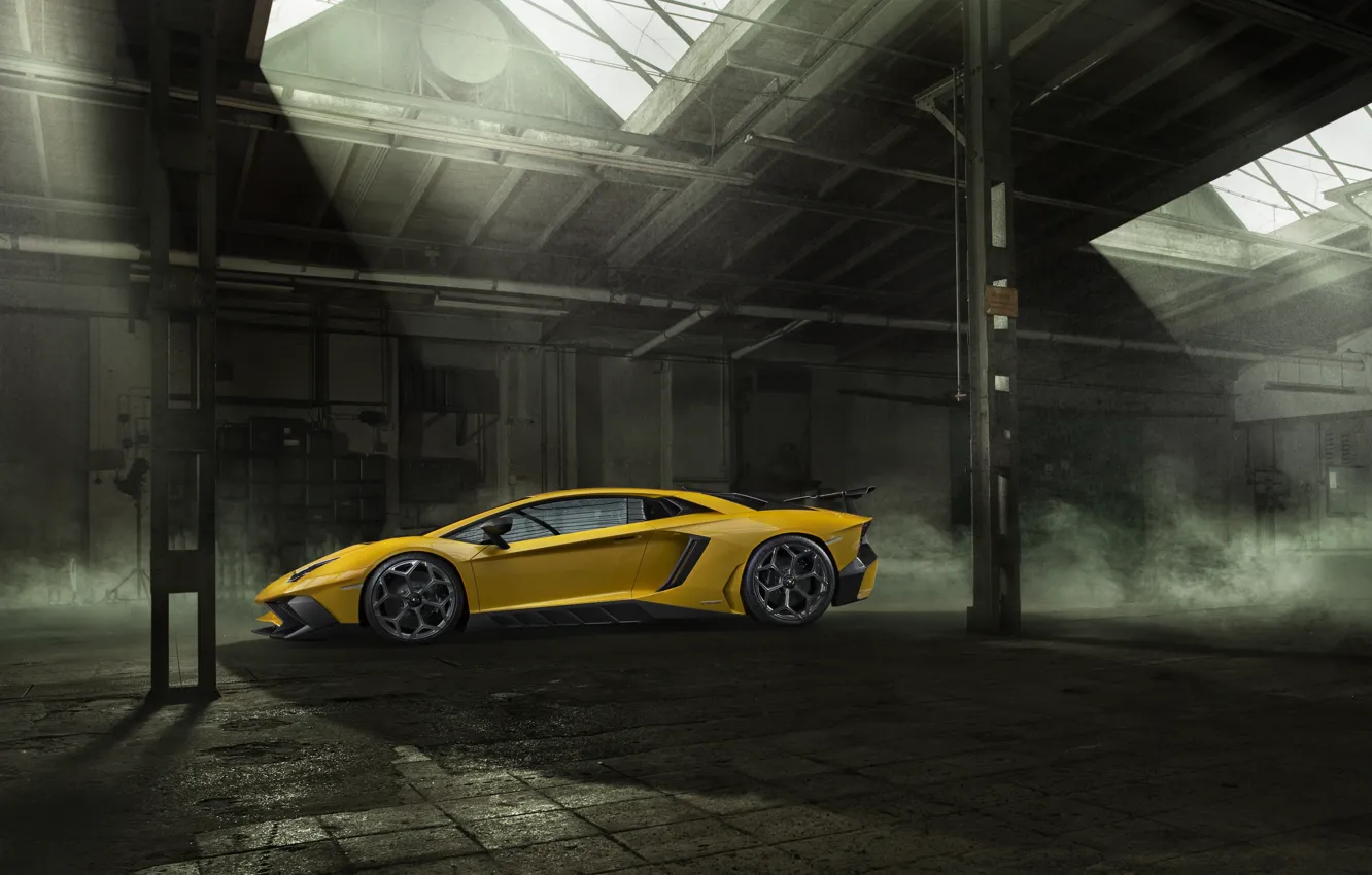 Фото обои car, тюнинг, Lamborghini, автомобиль, вид сбоку, tuning, Aventador, Novitec